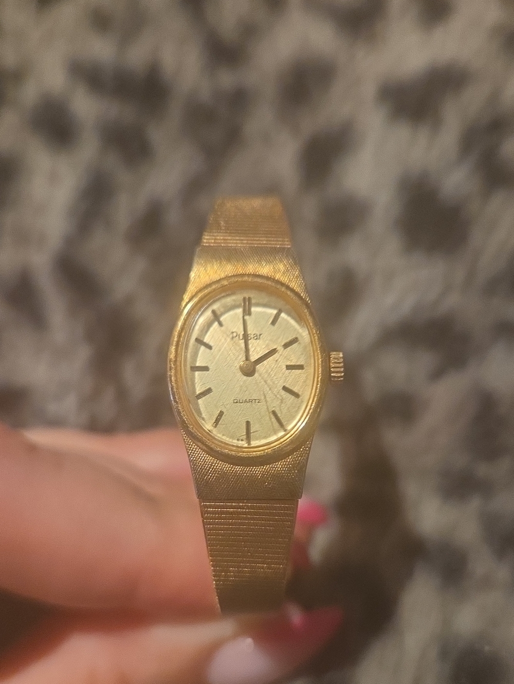 Vintage Pulsar Women's Gold Tone Bracelet Watch